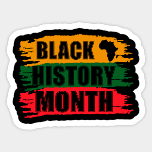 Black History Month Sticker